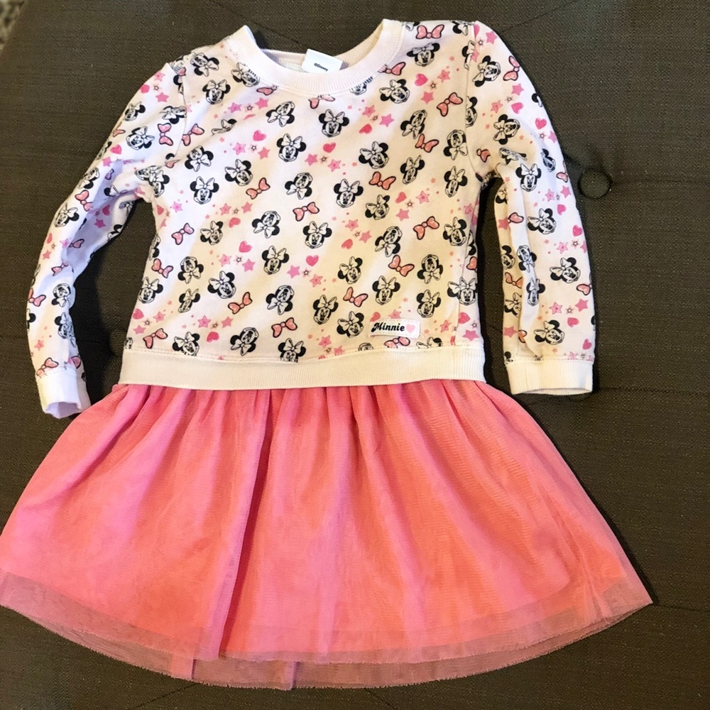 Light Pink Minnie Mouse Dress with cute tulle tutu